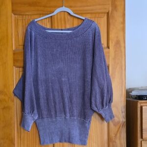 We The Free Lavender Crew Neck Sweater